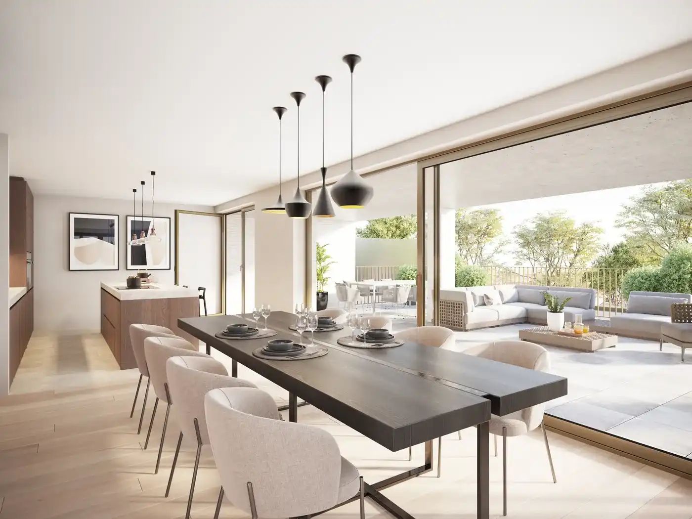 Nieuwbouwappartement met EPC A en terras in Wetteren te koop foto 4