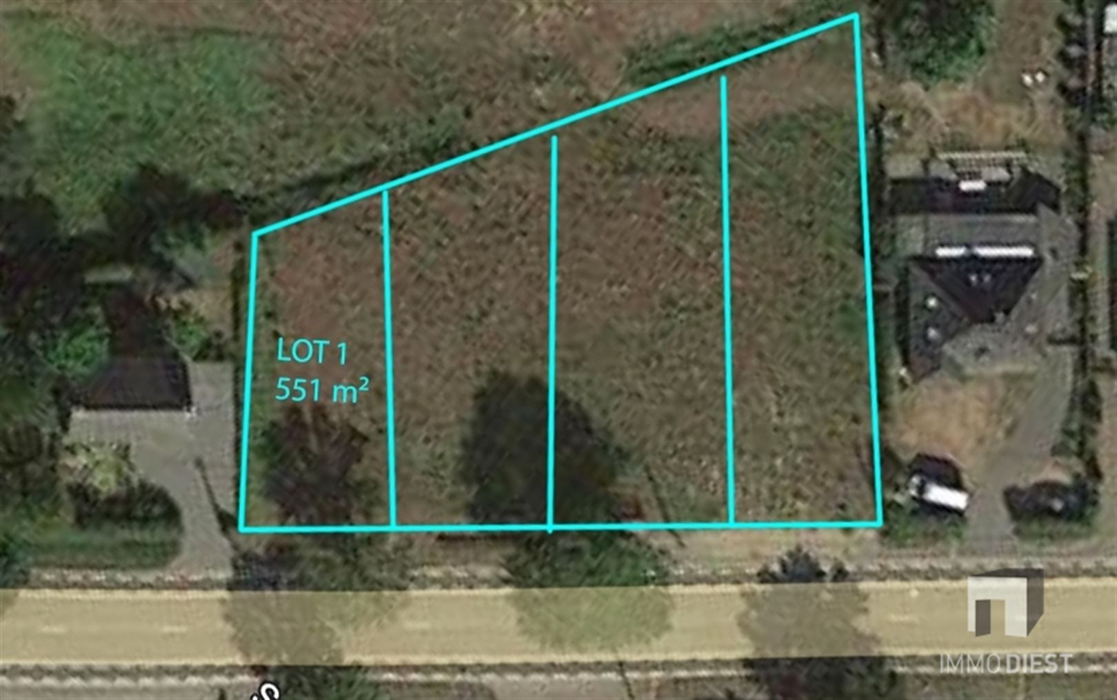Bouwgrond 551 m² open bebouwing foto 2