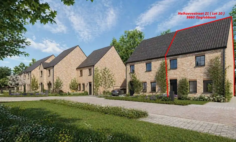 Nieuwbouwproject Heihoeve – Heihoevestraat 21 ( Lot 10 ) - Opglabbeek foto 3