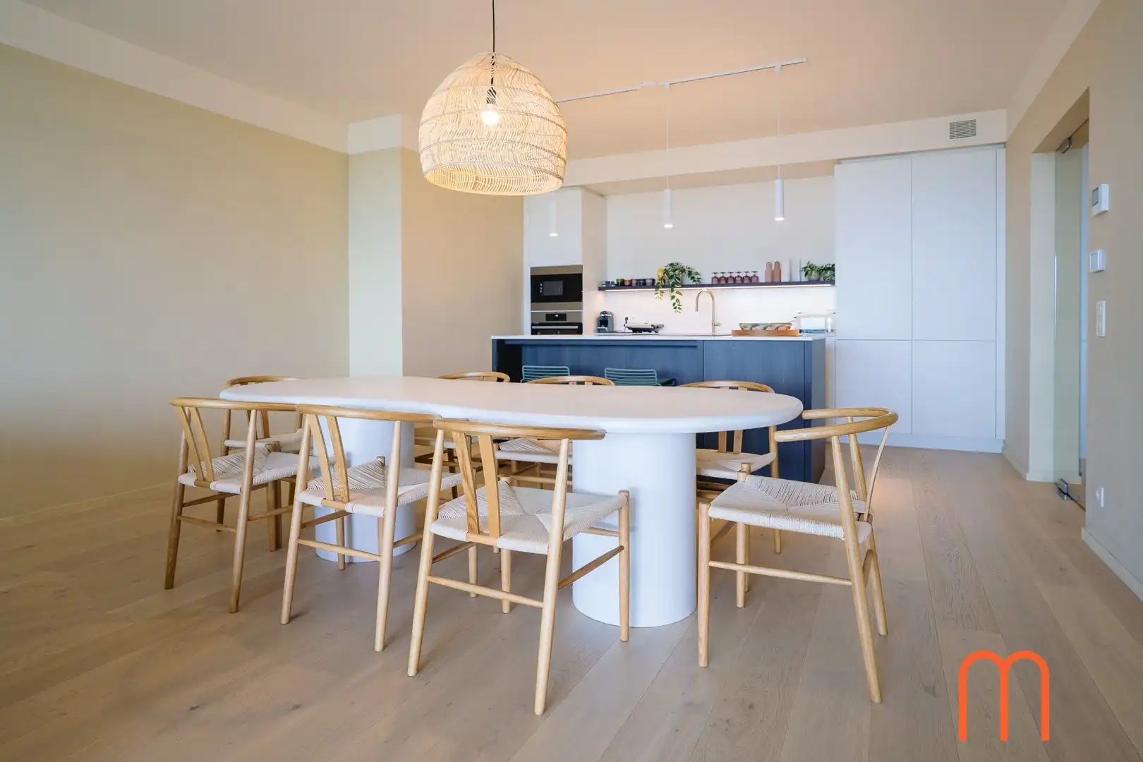 Gemeubeld appartement met uniek zeezicht en ruim terras in Residentie Trinity – Oosteroever Oostende foto 6