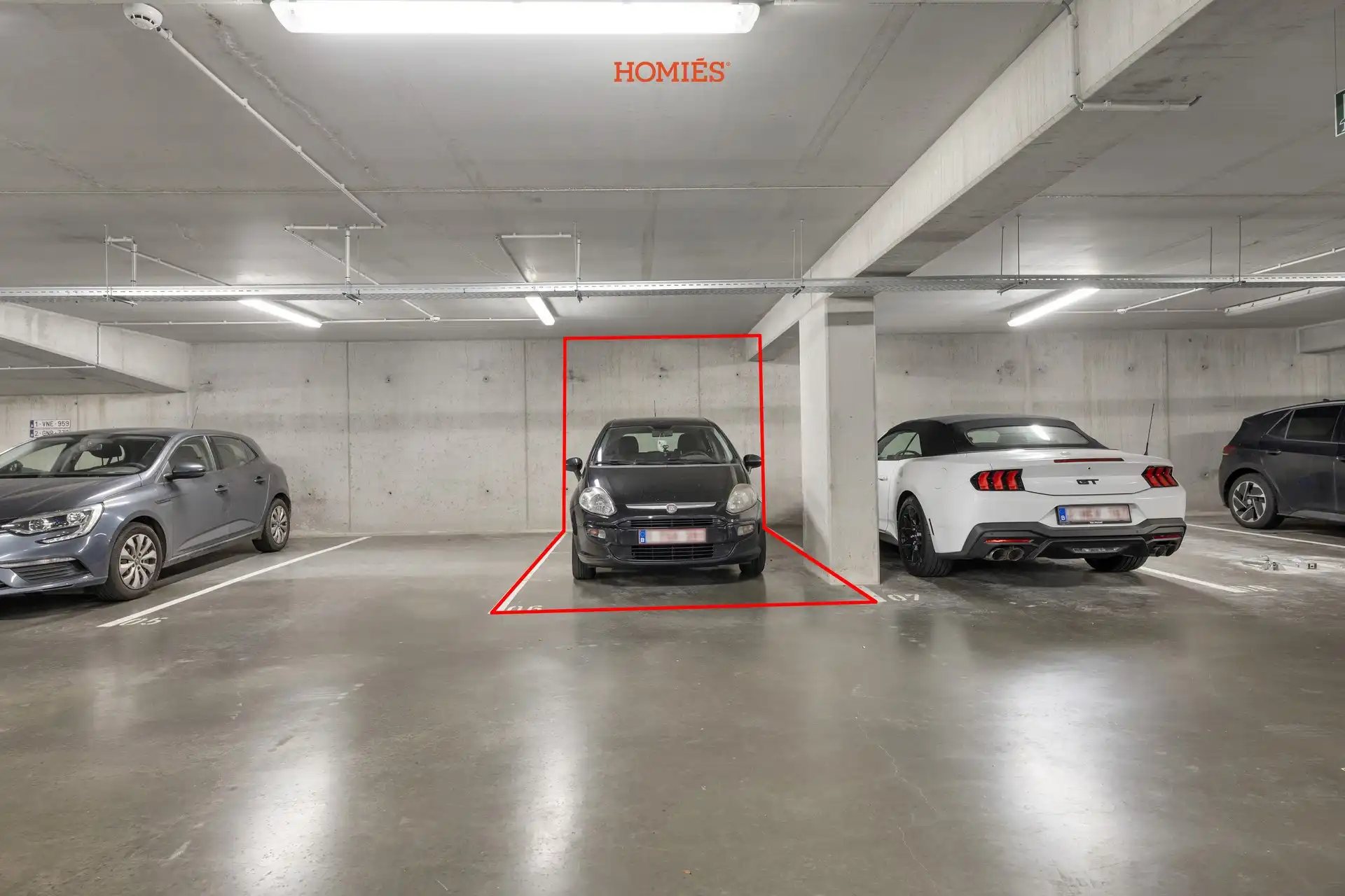 Ondergrondse autostaanplaats residentie Woods foto 2