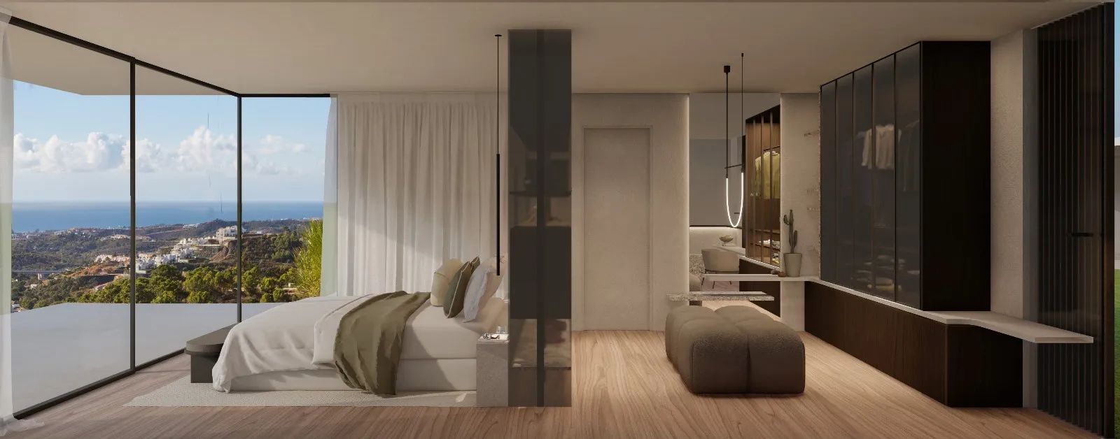 Adembenemende designvilla in Montemayor met panoramisch zeezicht en ongeëvenaarde luxe foto 4