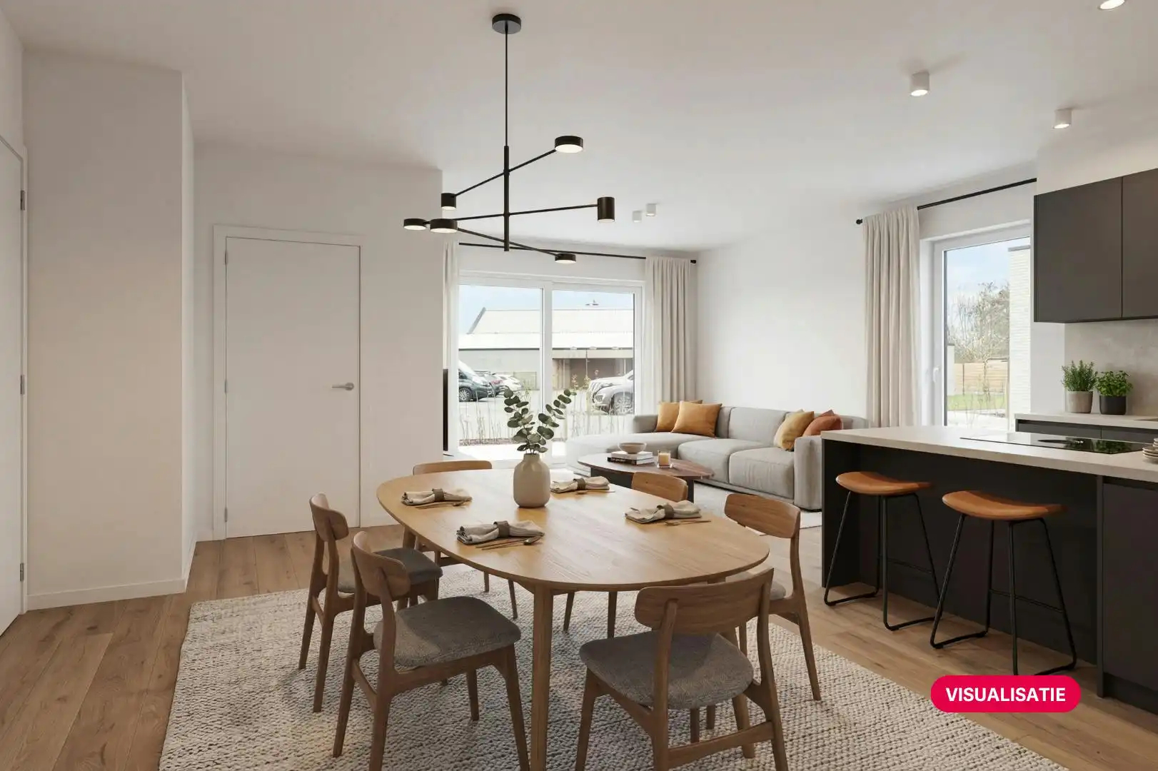 Gelijkvloers nieuwbouwappartement te koop in Desselgem foto {{pictureIndex}}