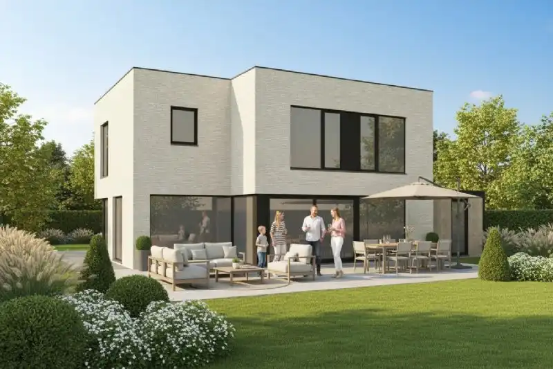 Nieuw te bouwen alleenstaande woning te Moorsele. foto 3