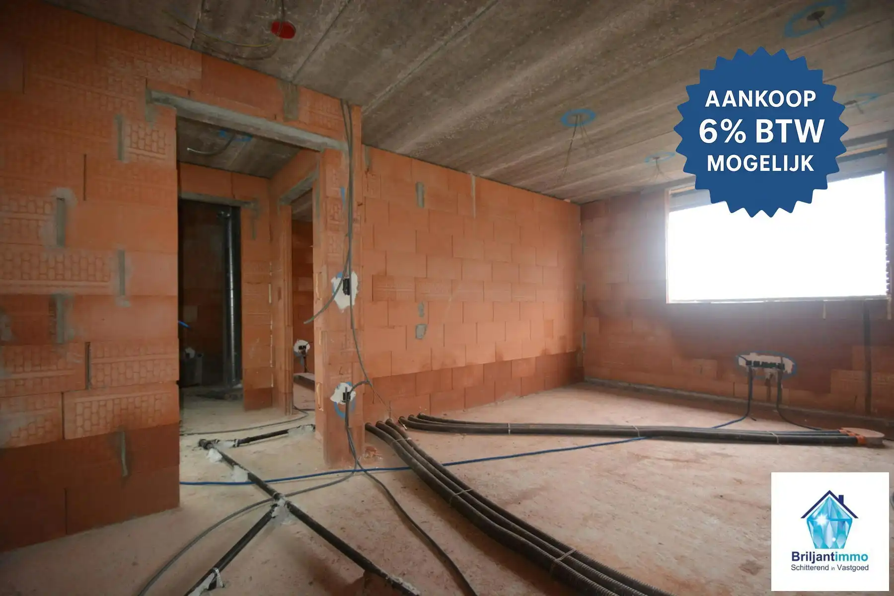 NIEUW te bouwen HOB in -rode gelijmde gevelsteen  foto 7