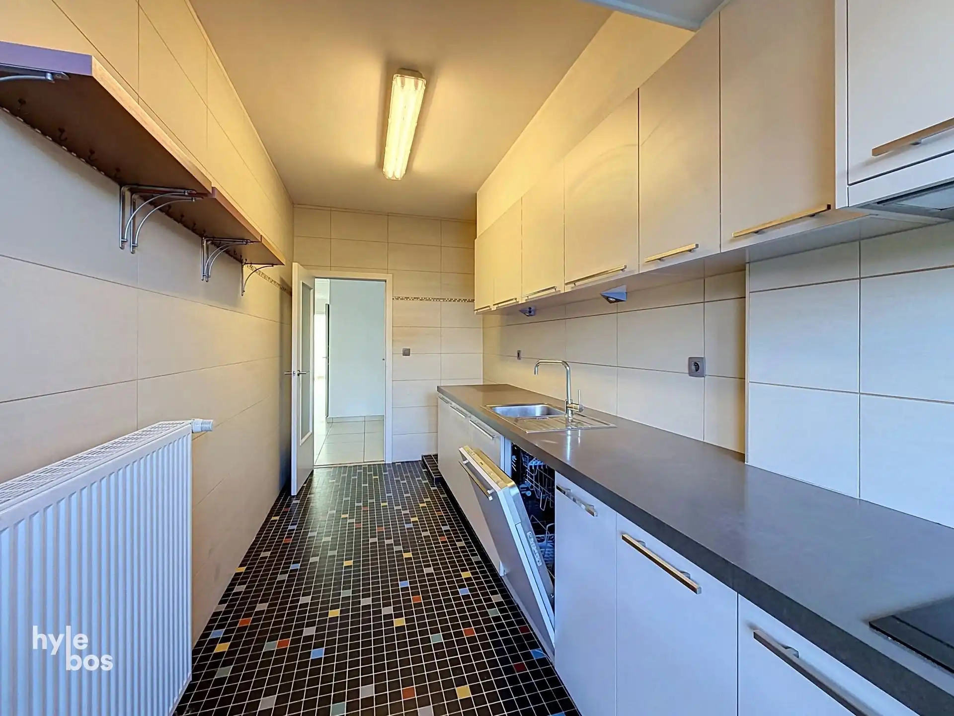 Centraal gelegen, zeer ruim drie slaapkamer appartement met stadstuin en garage foto 7
