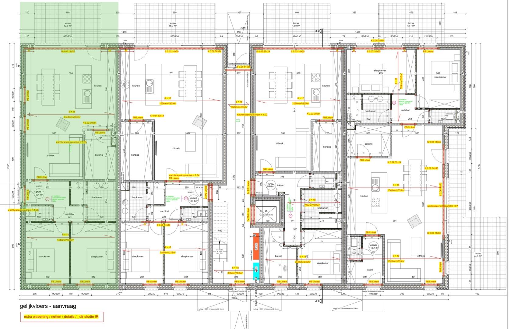 Gelijkvloers nieuwbouwappartement met tuintje en  twee autostandplaatsen foto 5