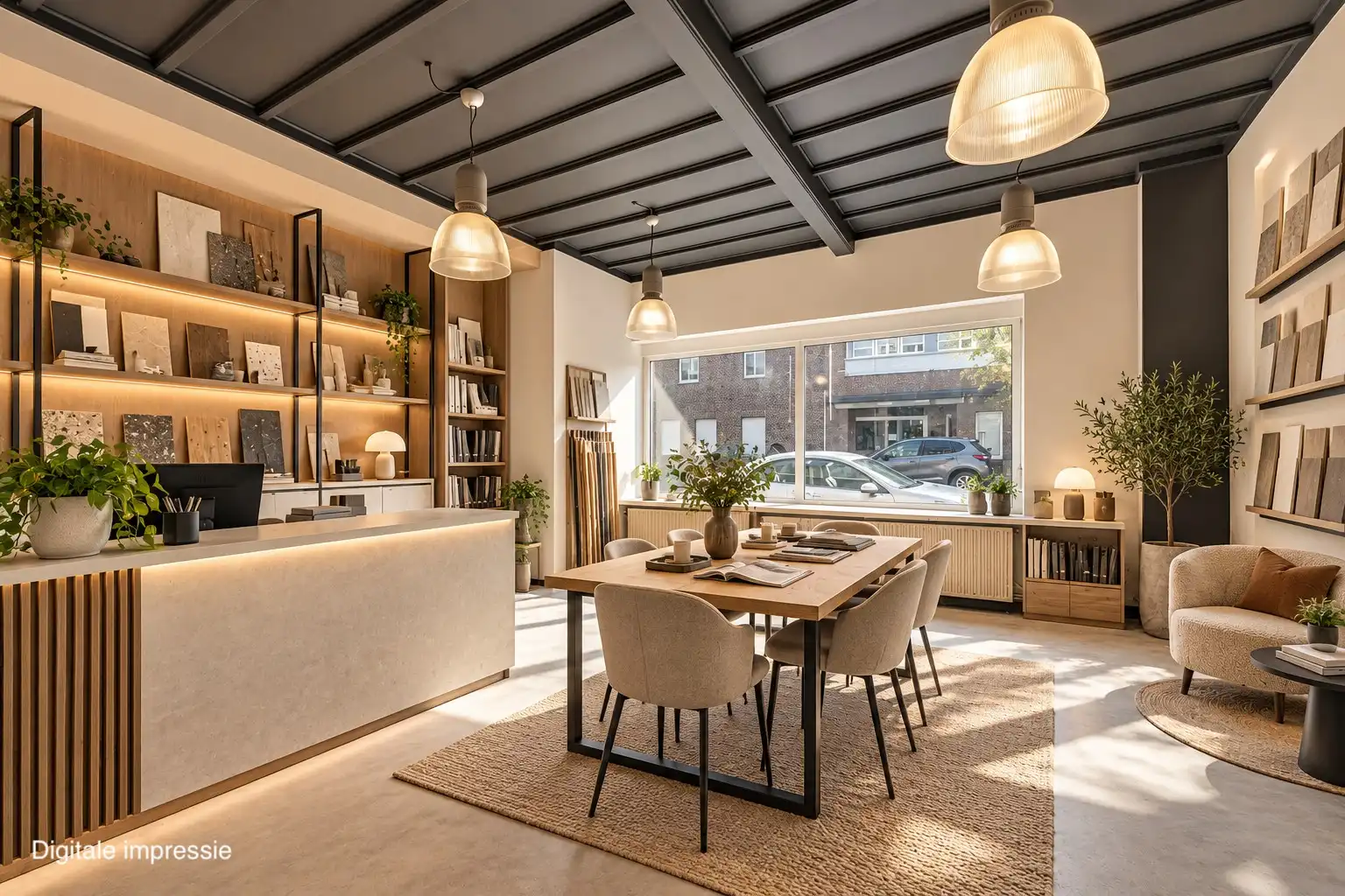 VEELZIJDIGE HANDELSRUIMTE + APPARTEMENT MET RUIME LOODS IN CENTRUM LANAKEN !  foto 8
