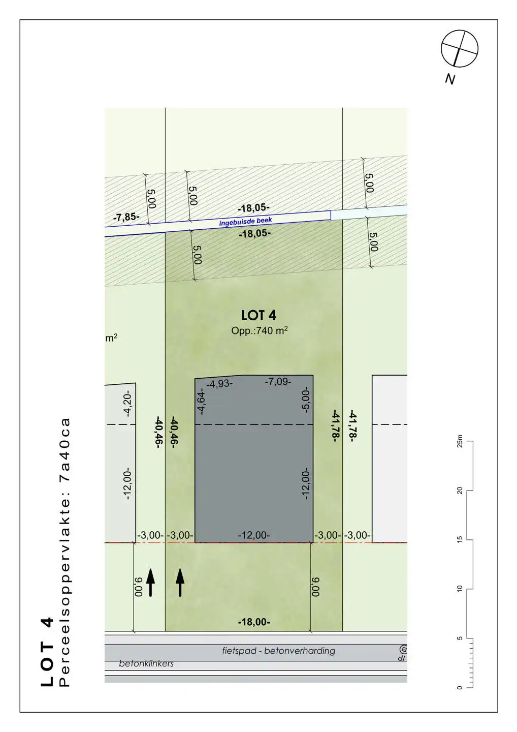 Bouwgrond open bebouwing met vergund plan - 740m² foto 13