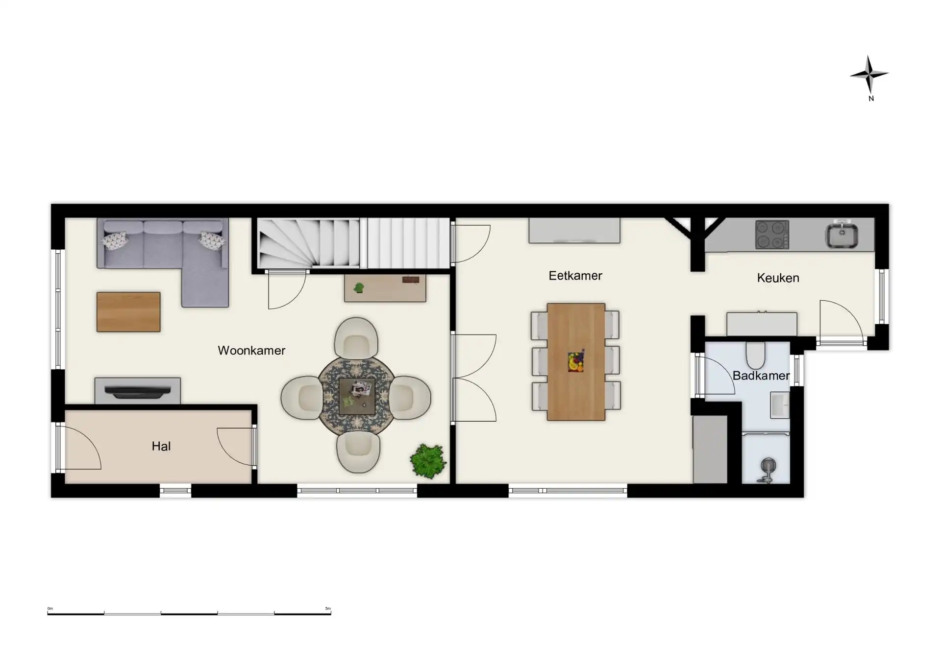 Te renoveren gezinswoning met garage en tuin nabij het centrum van De Klinge foto 25