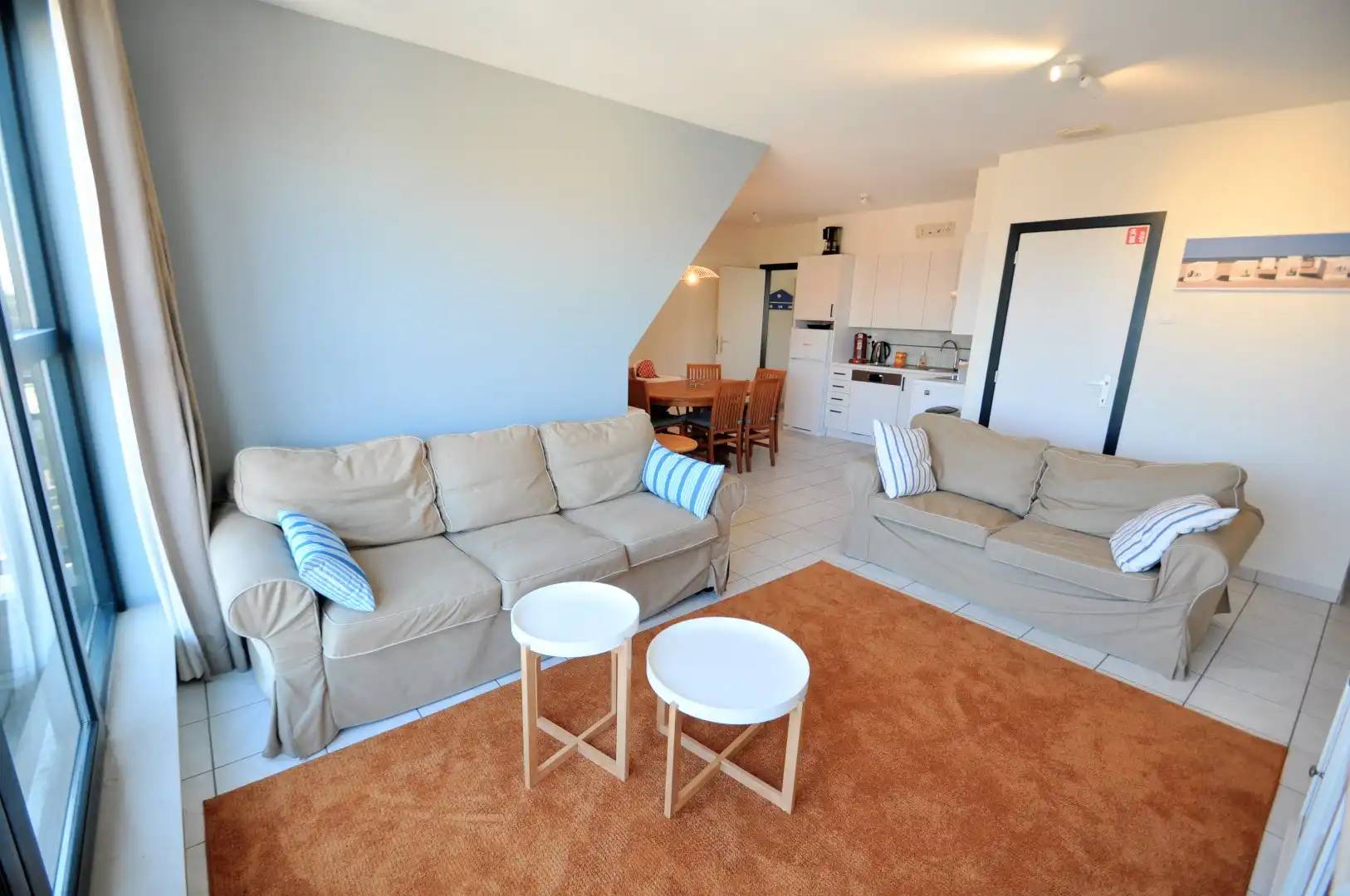 Zonnig appartement met zijdelings zeezicht te huur op JAARBASIS foto 3
