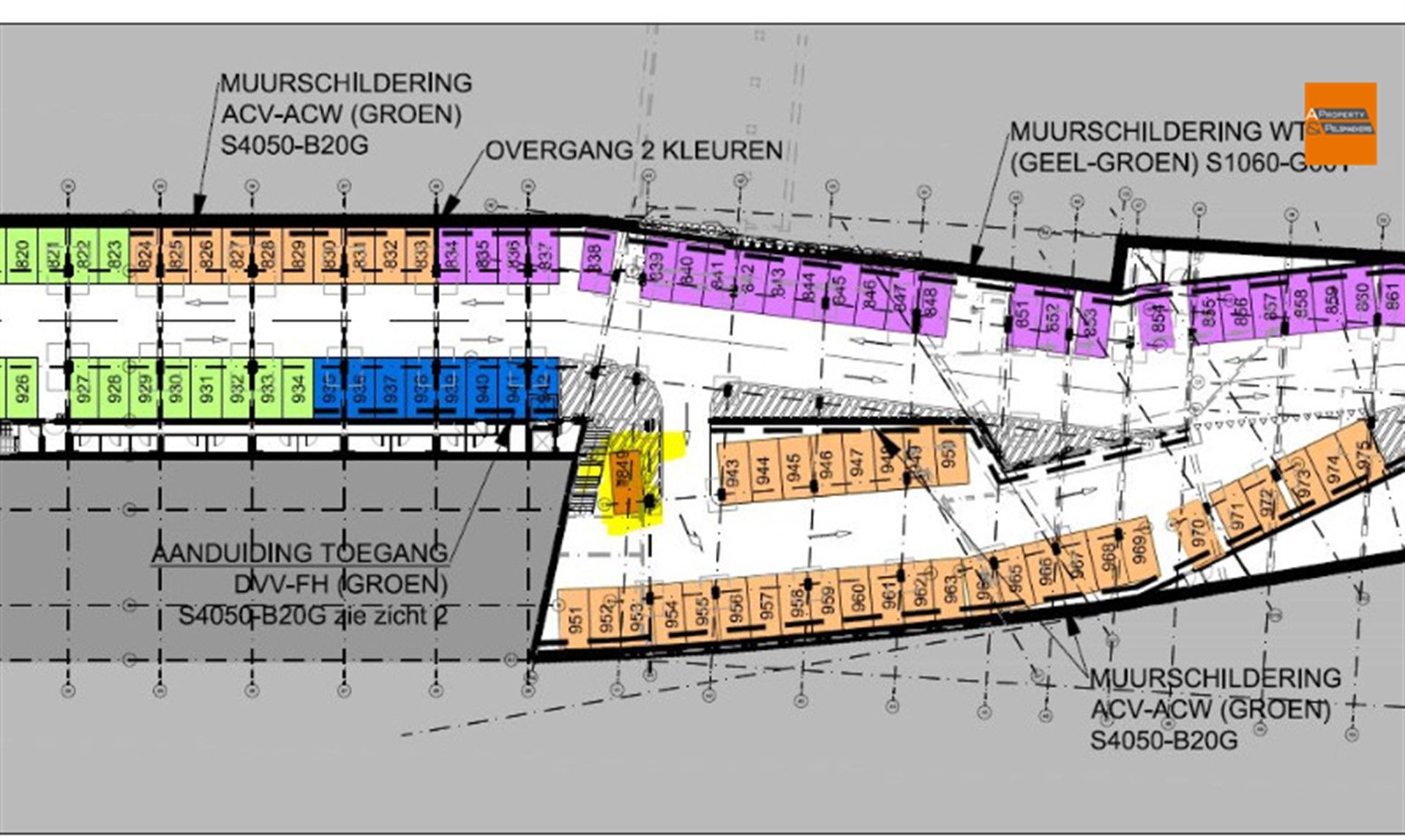 Ondergrondse staanplaats aan het station van Leuven foto 2