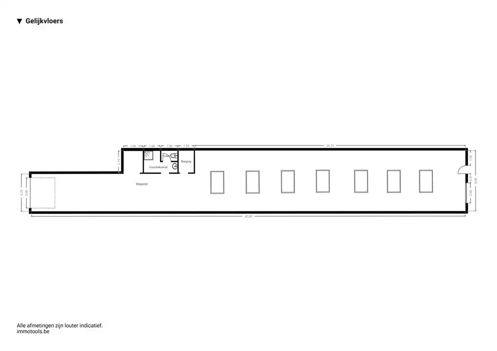 Ruim magazijn met buitenruimte foto 9