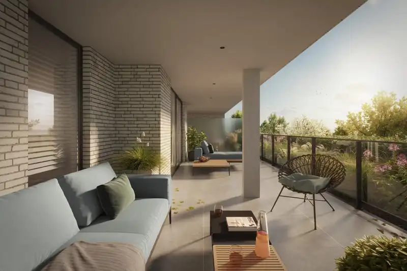MOGELIJKHEID AANKOOP NIEUWBOUW à 6% - NIEUWBOUW APPARTEMENT TE KOOP IN LOCHRISTI (WACHTEBEKE) foto 7