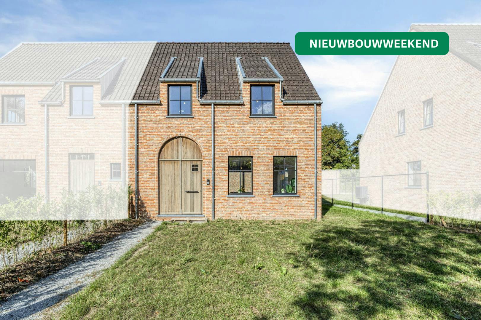 Nieuwbouw (6%) te koop in Elverdinge met 3 kamers en dubbele garage foto {{pictureIndex}}