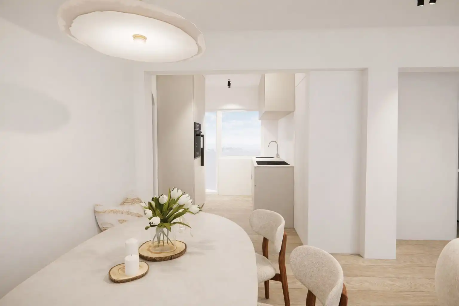 Pre-sale: Stijlvol gerenoveerd appartement met staanplaats aan de zeedijk van Koksijde foto 3