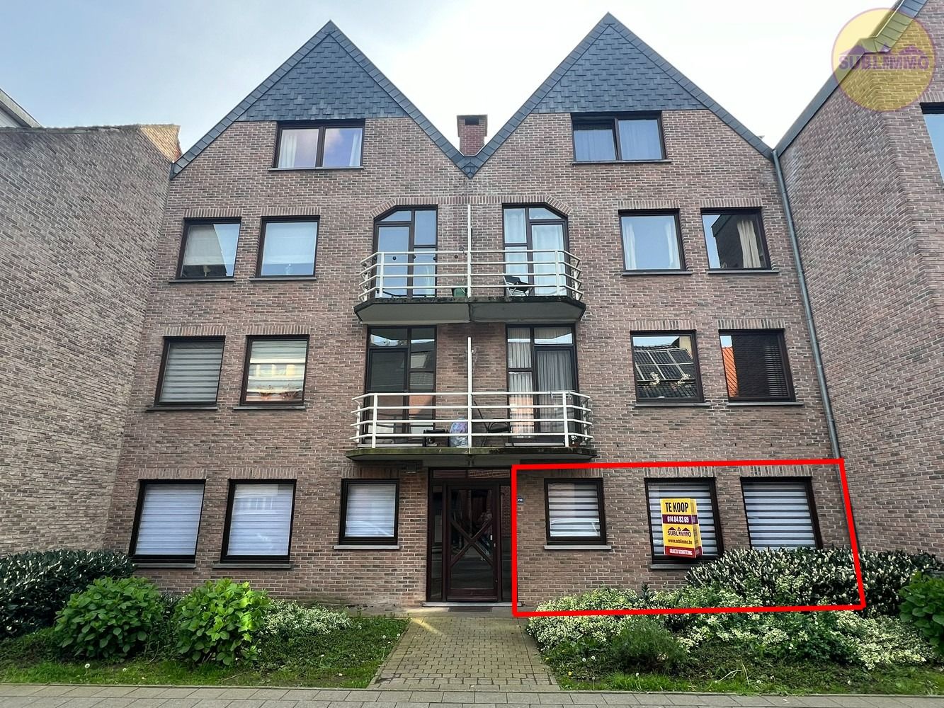 Hoofdfoto van de publicatie: Gelijkvloers appartement - 2 slaapkamers - centrum Herentals