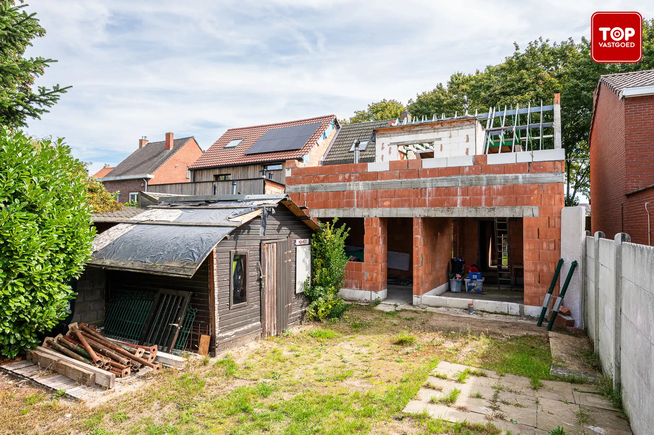 een beloftevolle woning in opbouw, volledig naar eigen smaak af te werken foto 2