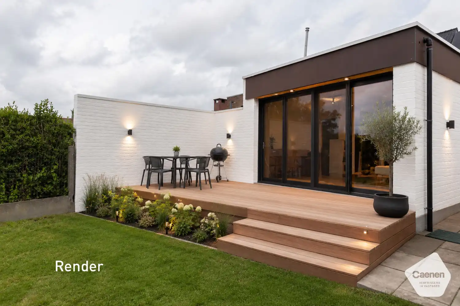 Ruime half-open woning met 4 slaapkamers, muziekstudio/hobbyruimte, garage en leuke tuin foto 6