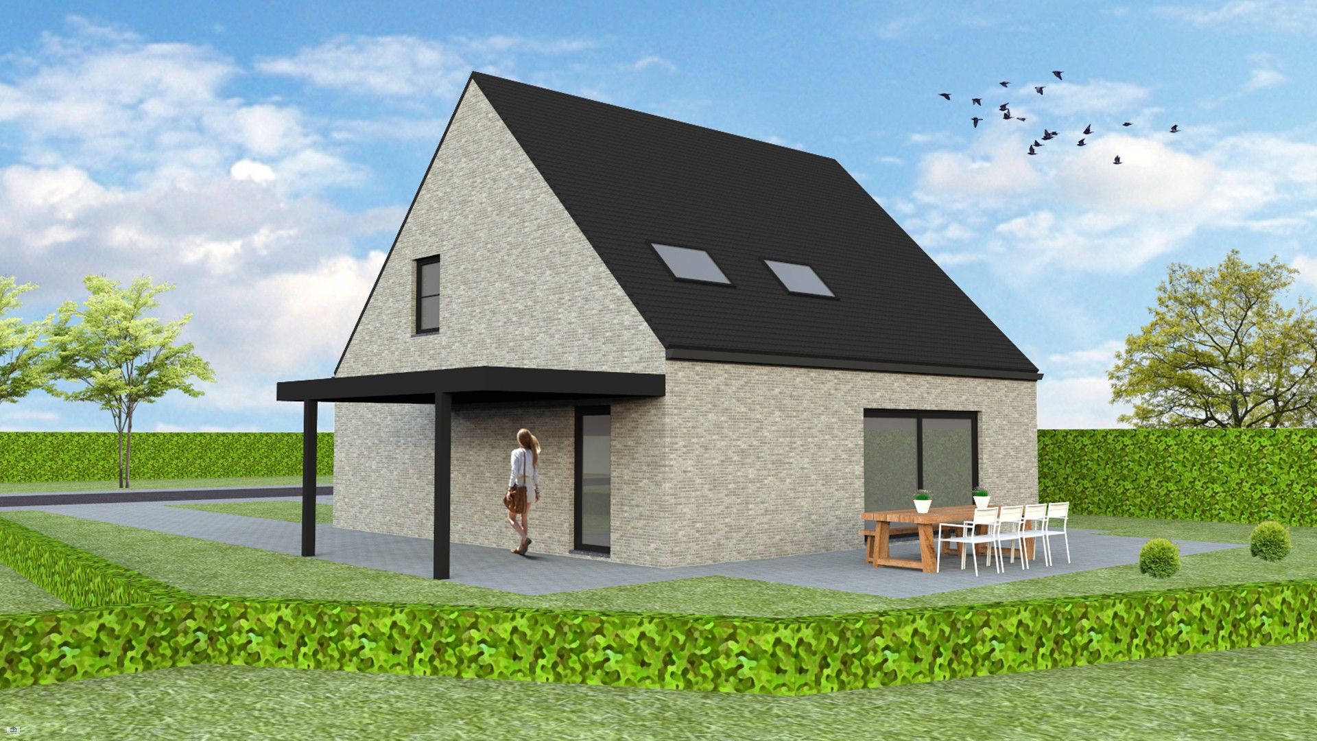 Nieuw te bouwen woning te Lochristi foto 2