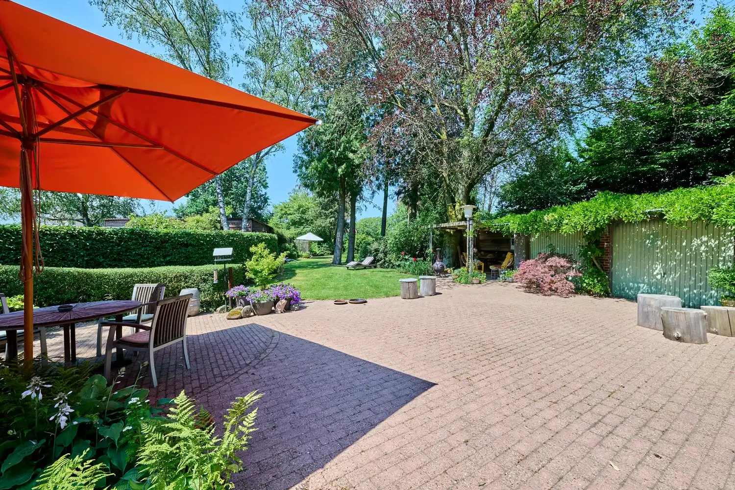 Charmante open bebouwing met prachtige tuin op toplocatie nabij het centrum en de Nederlandse grens foto 26