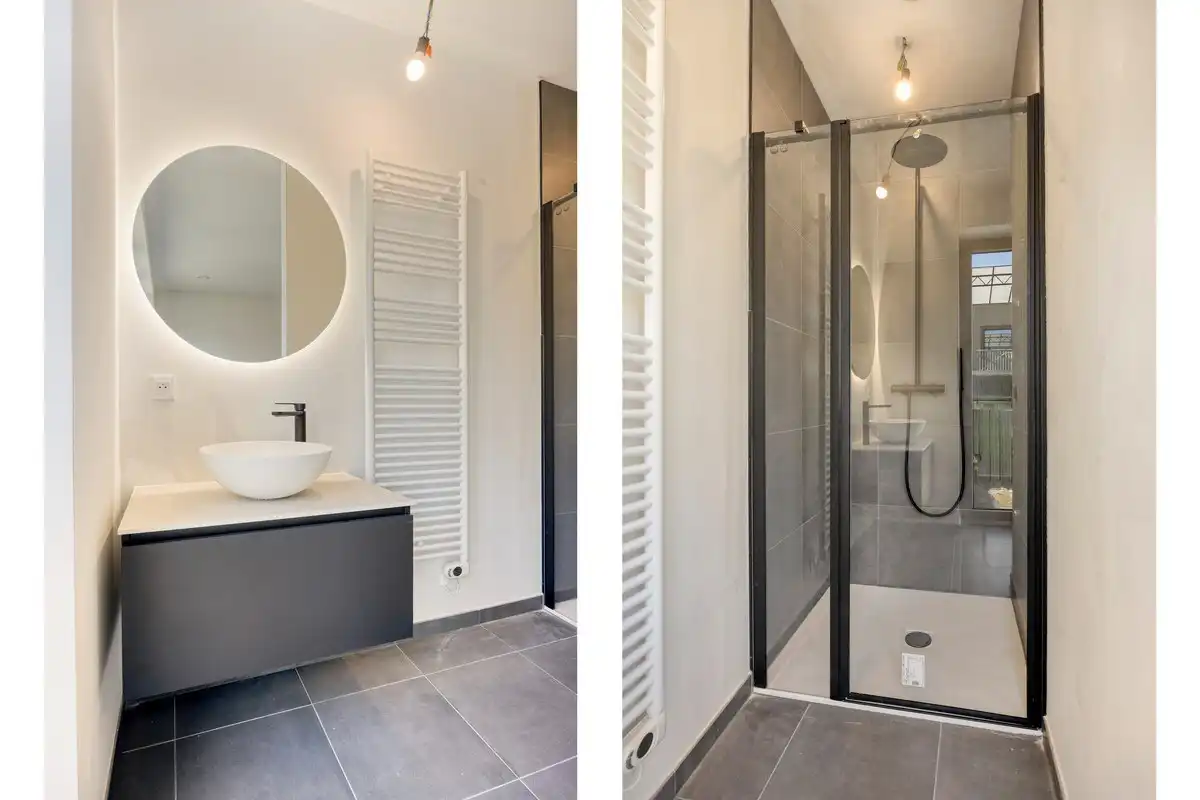 Instapklare woning met zeer goede afwerking, 3 slaapkamers, 3 badkamers, tuin, terras en autostaanplaats in het centrum van Tienen – EPC 27 kWh/m² - bewoonbare  foto 18