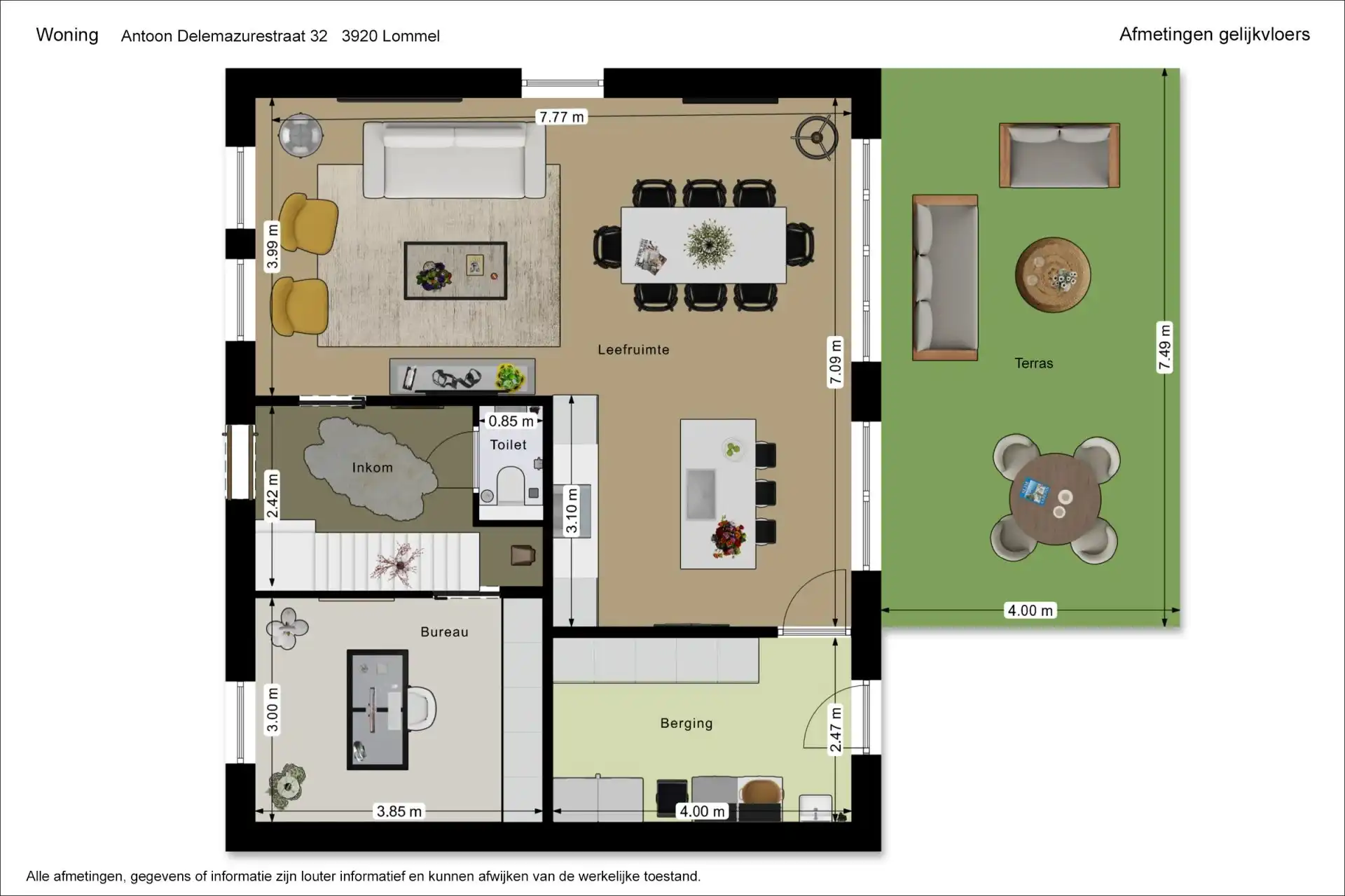 Eigentijdse nieuwbouwwoning met 3 slaapkamers op een ruim perceel in Lommel-Kolonie. foto 6