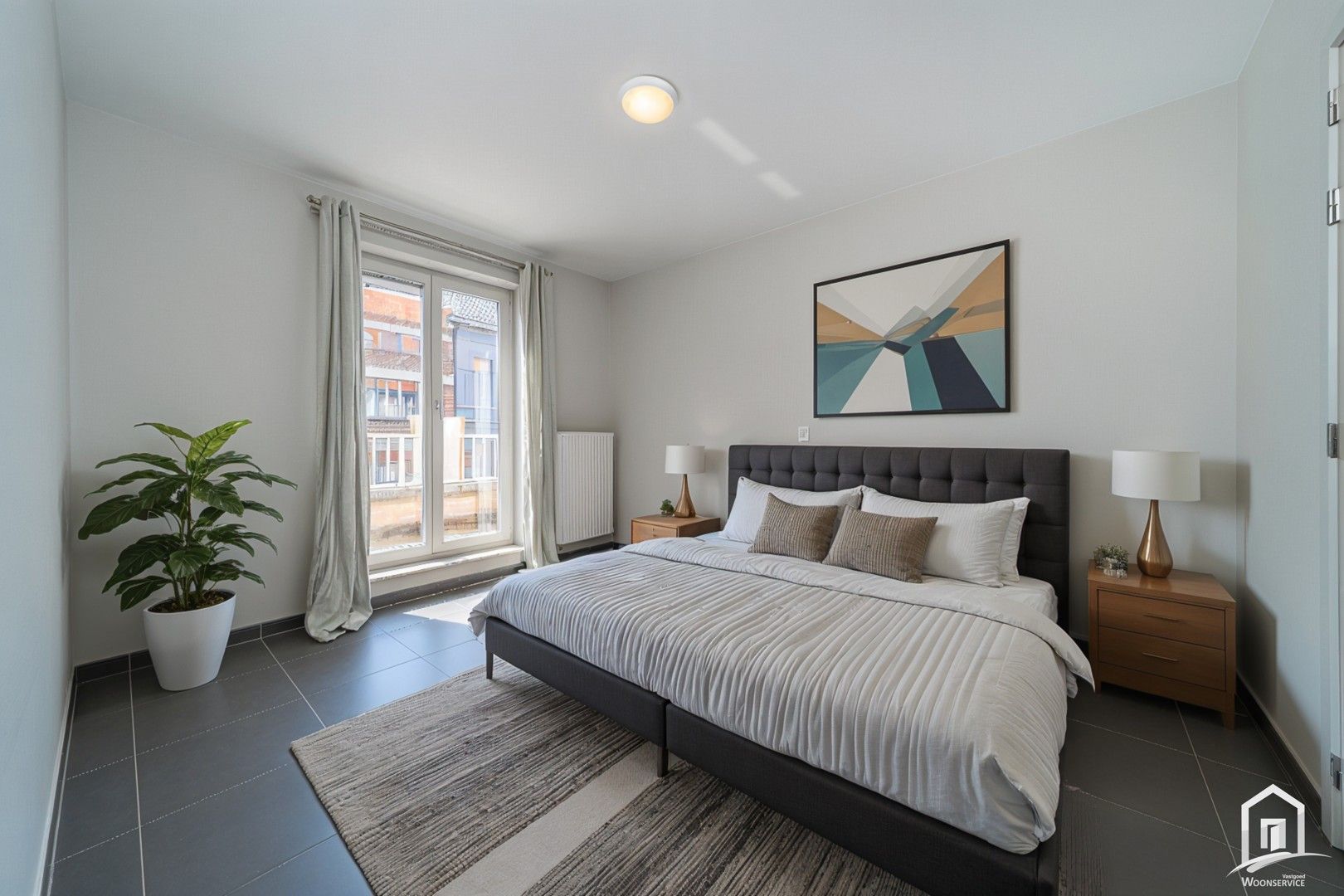 Zeer rustig gelegen, mooi ingericht appartement te Erembodegem foto 11