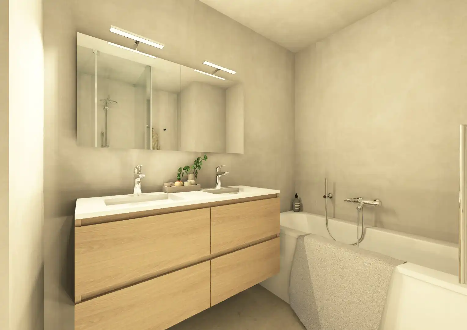 NIEUWBOUW 2/3 SLPK DUPLEX APP MET ZEEZICHT  foto 17