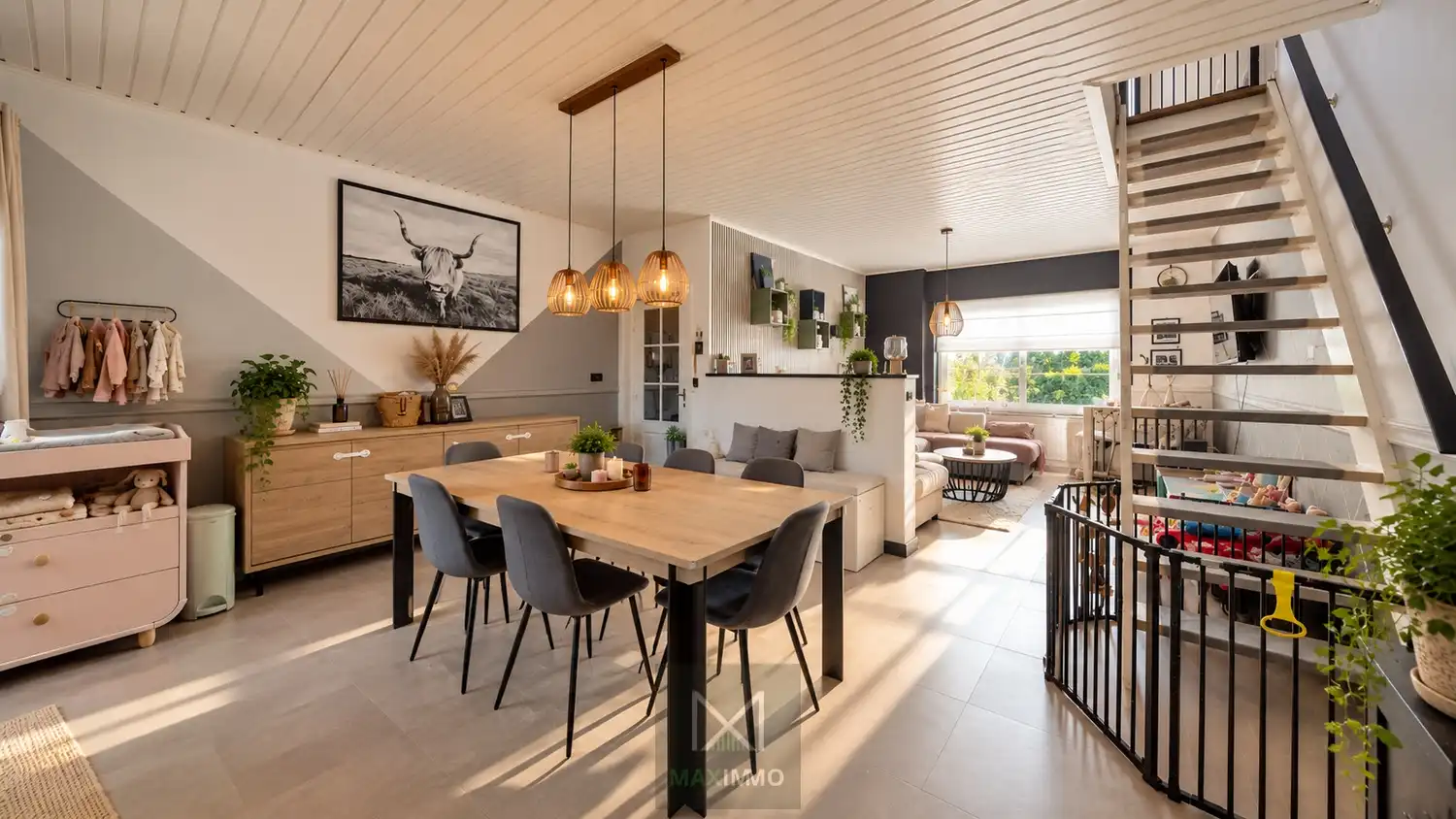 Instapklare woning met 3 slaapkamers en zicht op de velden in Lauwe foto 4
