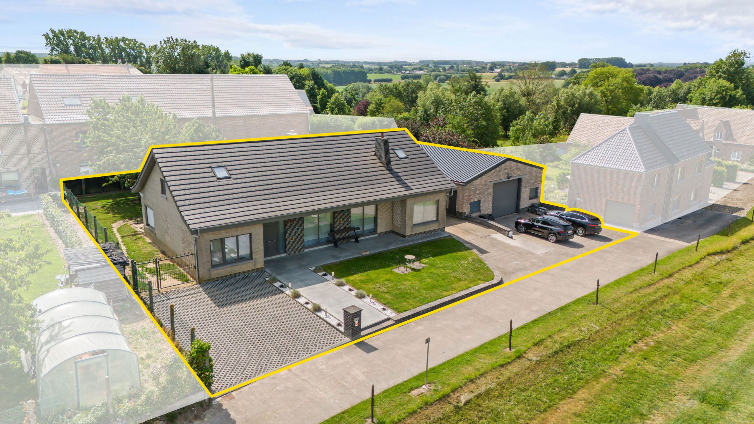 Rme woning 5 slpk met loods en prachtig zicht over Herne foto 28