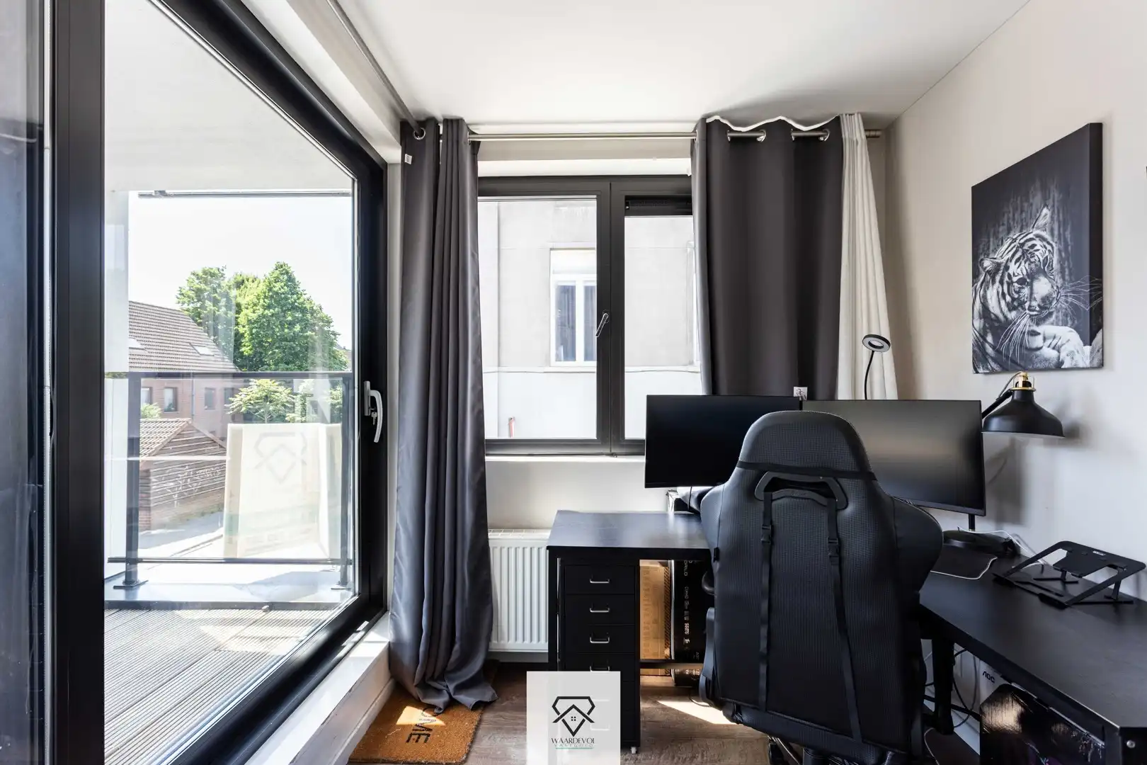 Lichtrijk hoekappartement met 2 slaapkamers en terras te Portus Ganda foto 13
