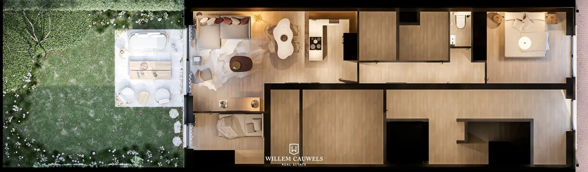 Res. "Babette": Gelijkvloersappartement met tuin  foto 14