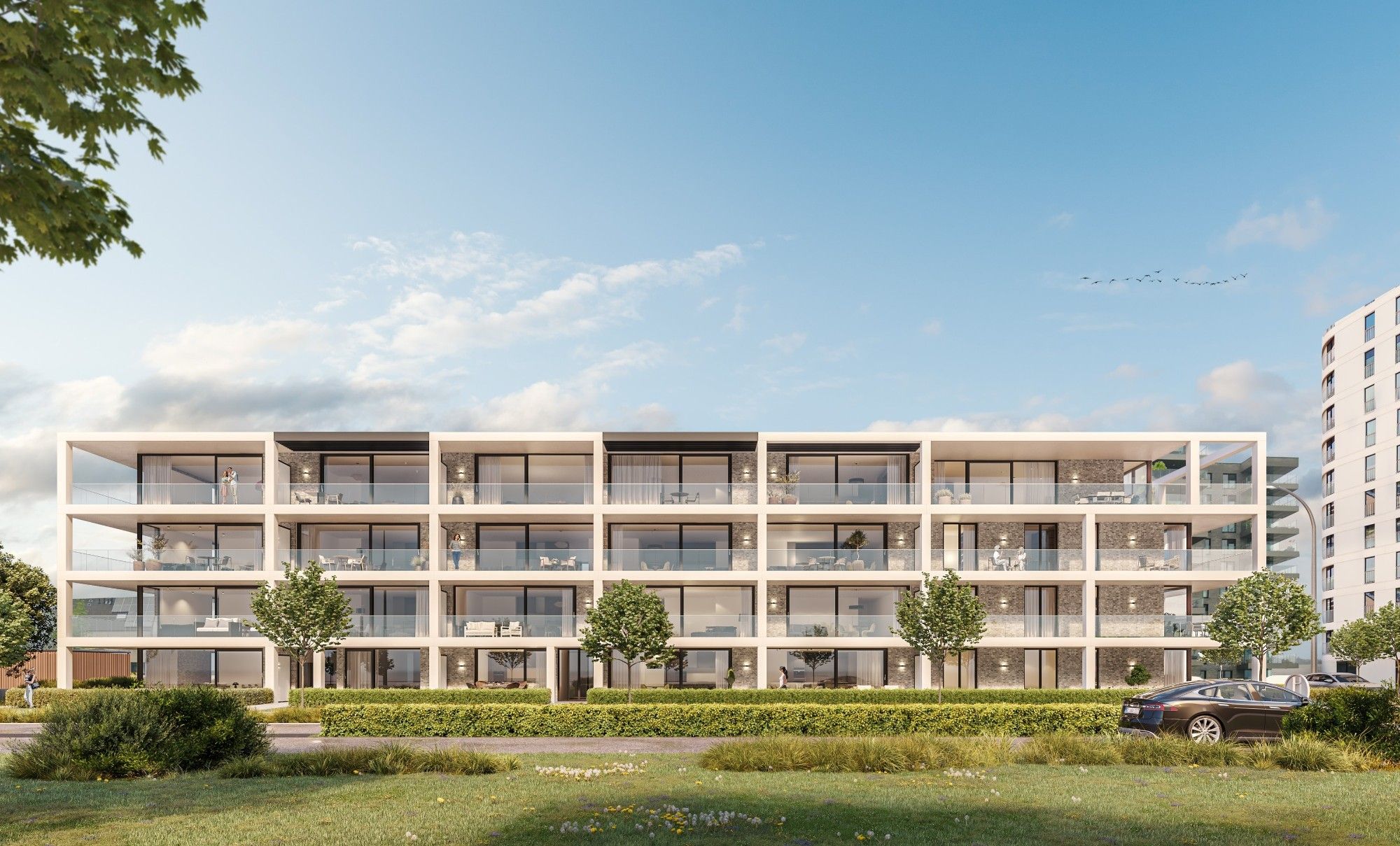 Prachtig nieuwbouwappartement met fijn terras foto {{pictureIndex}}