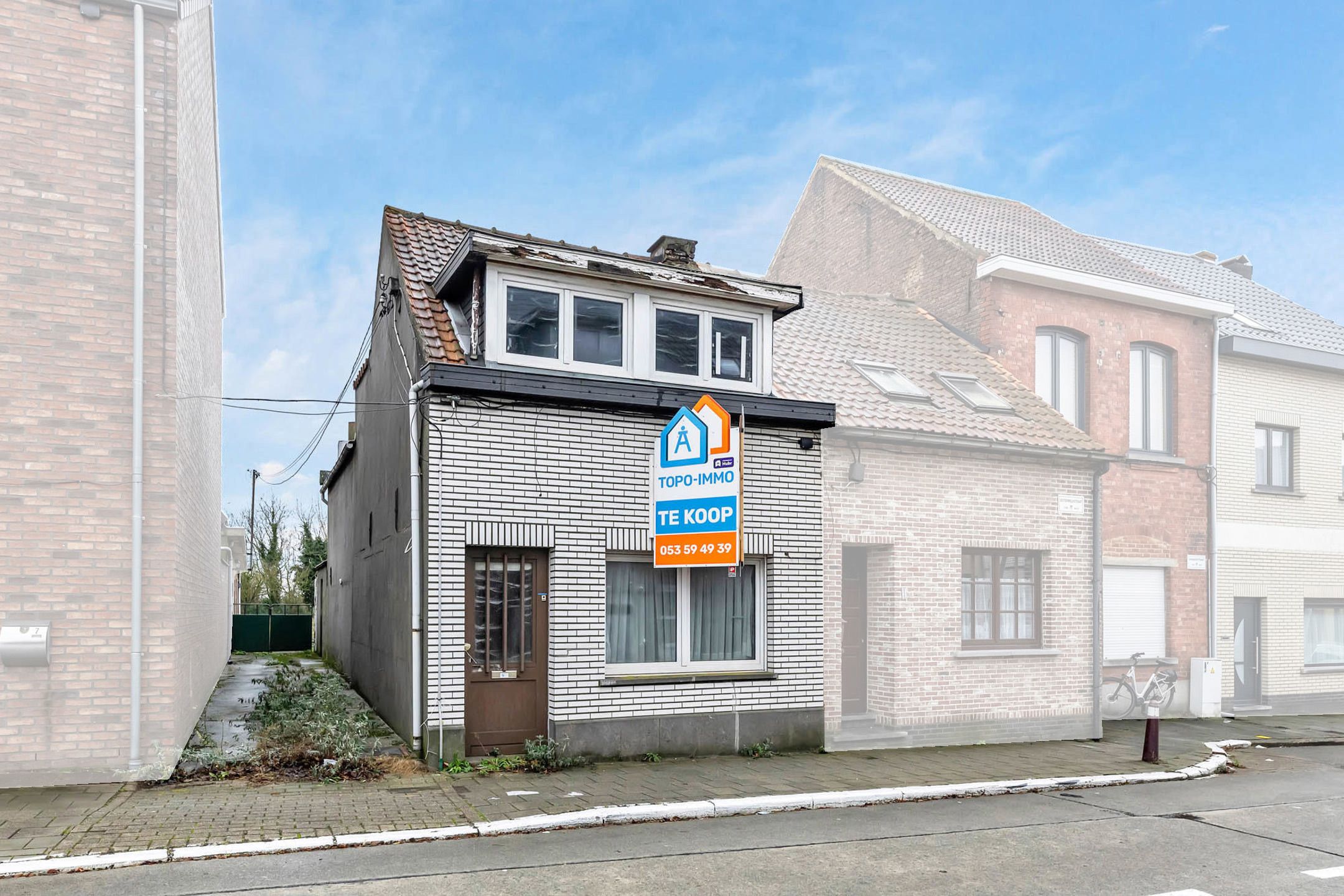 Hoofdfoto van de publicatie: Volledig te renoveren halfopen bebouwing te Aalst