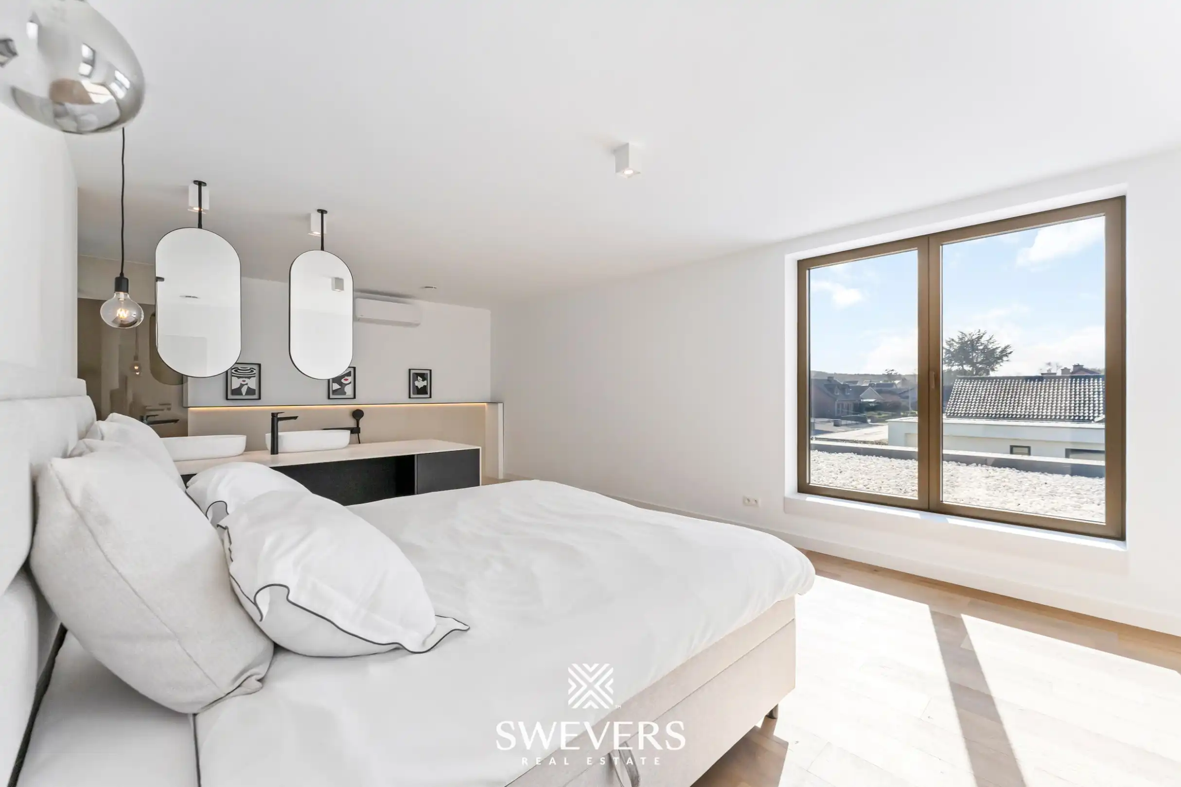 Moderne architectenwoning met hoogwaardige afwerking en zwembad in Paal foto 17