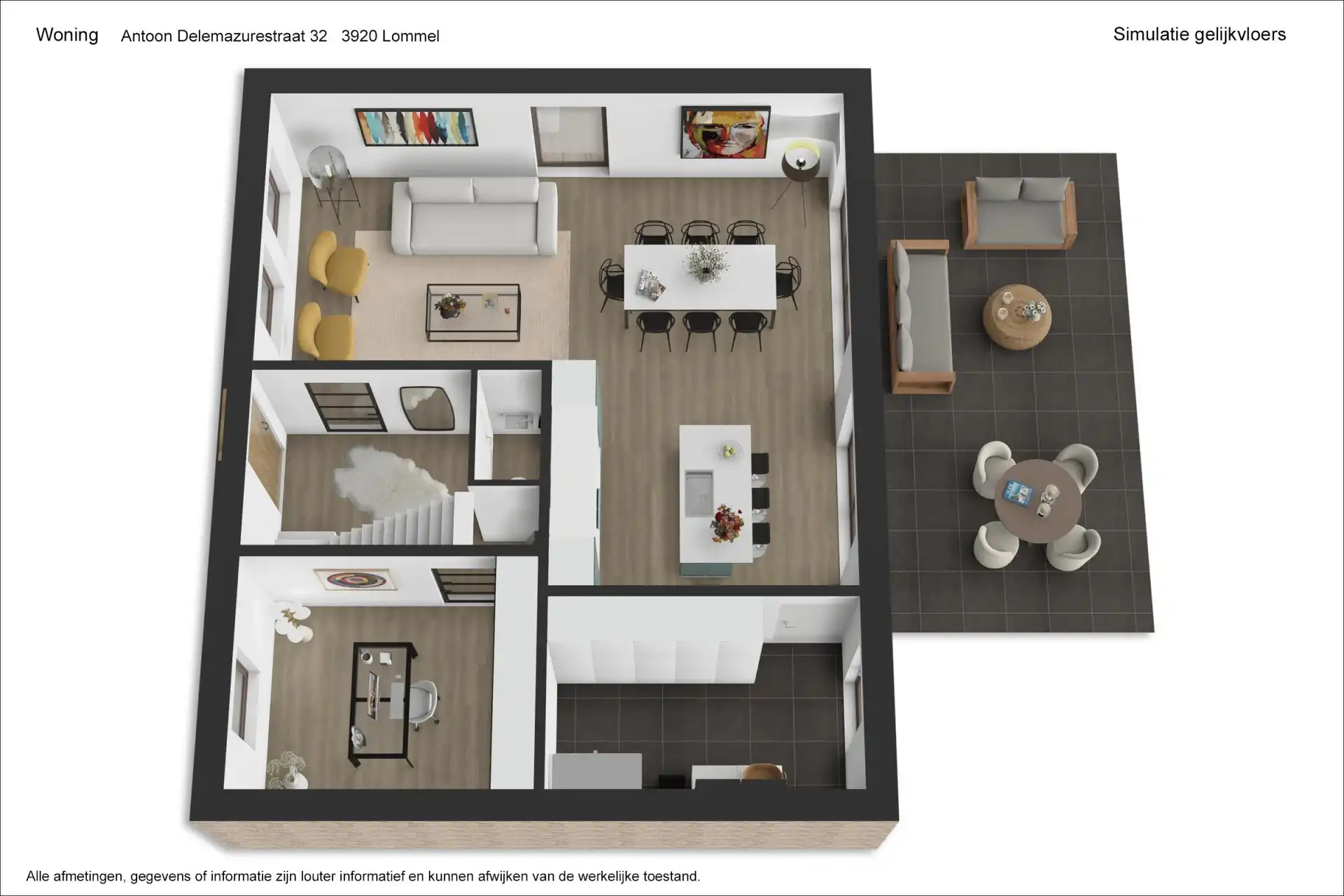 Eigentijdse nieuwbouwwoning met 3 slaapkamers op een ruim perceel in Lommel-Kolonie. foto 7