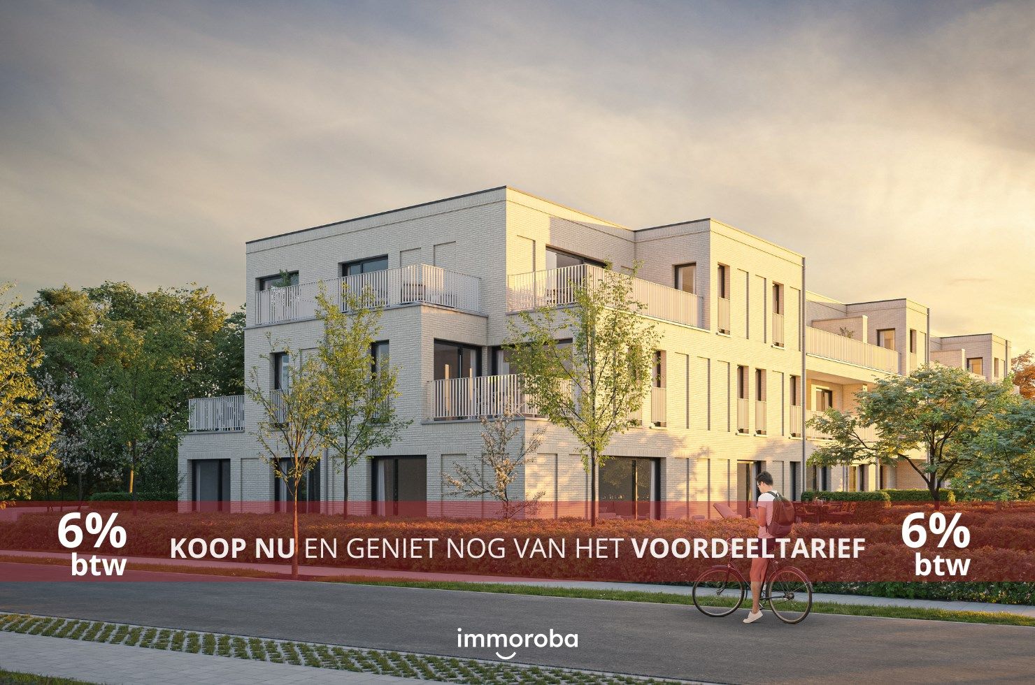 Energiezuinige NIEUWBOUWAPPARTEMENTEN  te koop in een rustige, groene omgeving! (6% mogelijk!) foto {{pictureIndex}}