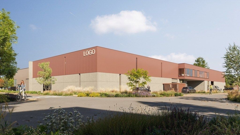 Nieuwbouw loods met laadkade te koop in Cesar Business Park Bornem foto {{pictureIndex}}