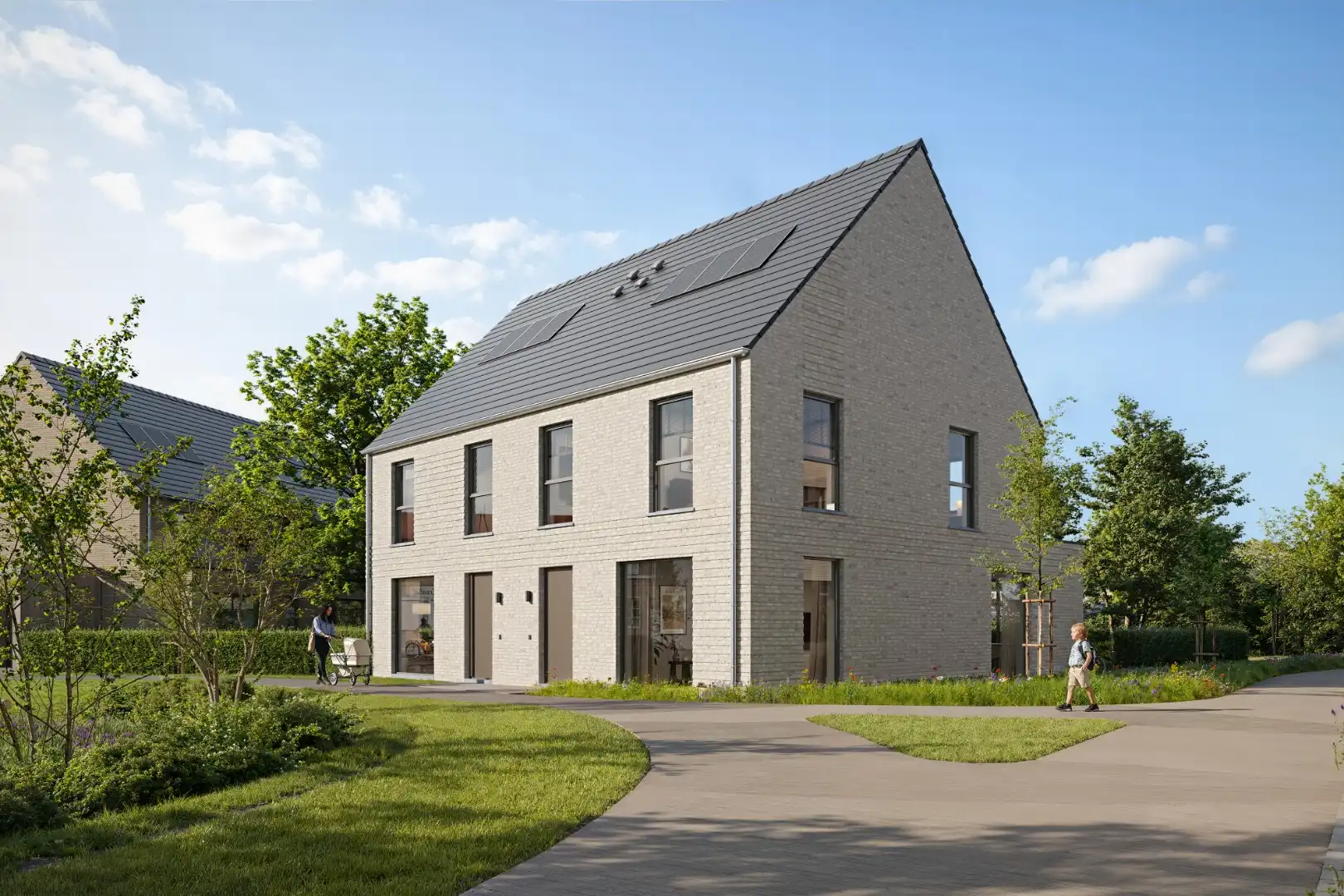 Hof ten Kole – energiezuinig wonen in het groene Koolkerke nabij Brugge foto 7