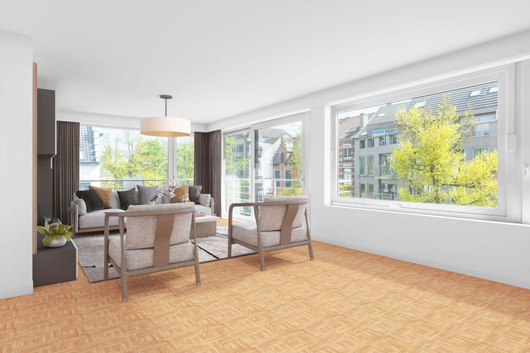 RIANT HOEKAPPARTEMENT (134 m2) AAN DE RAND VAN BRUGGE foto 6