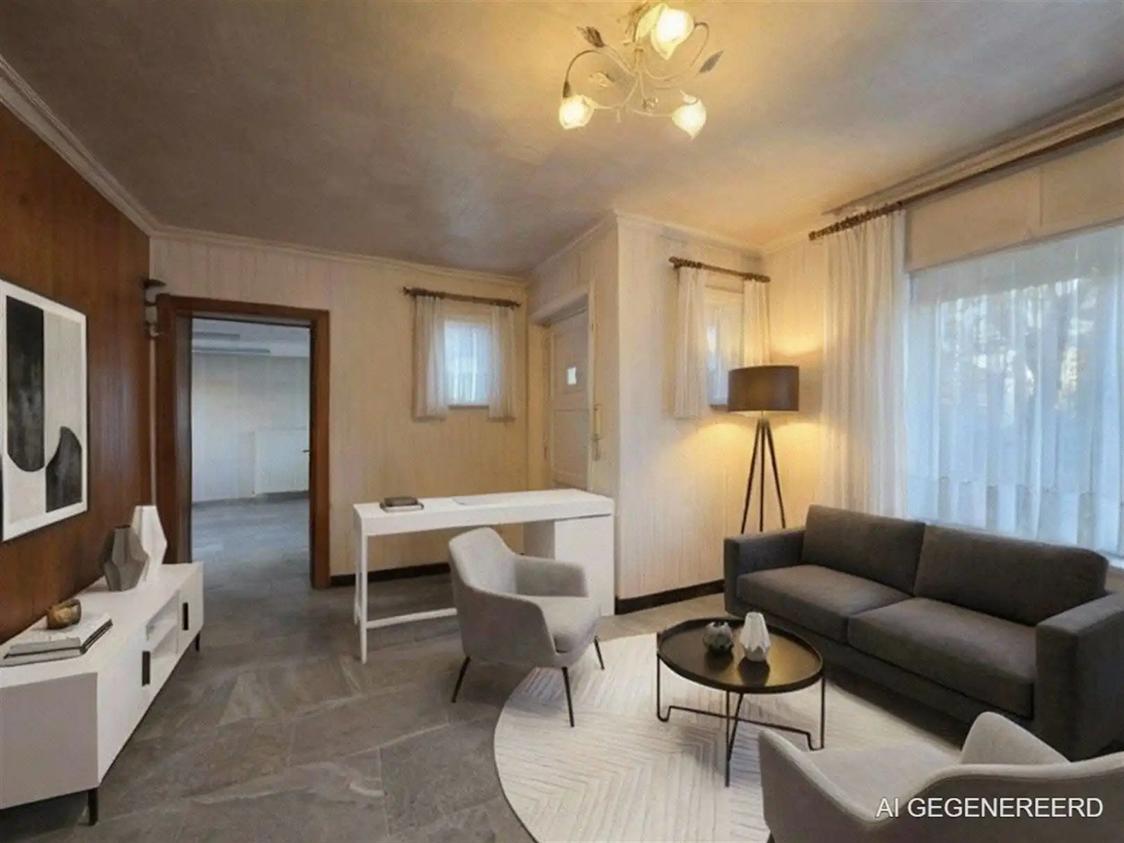 Zeer ruime woning + loods/atelier op 21 are 50 ca foto 5