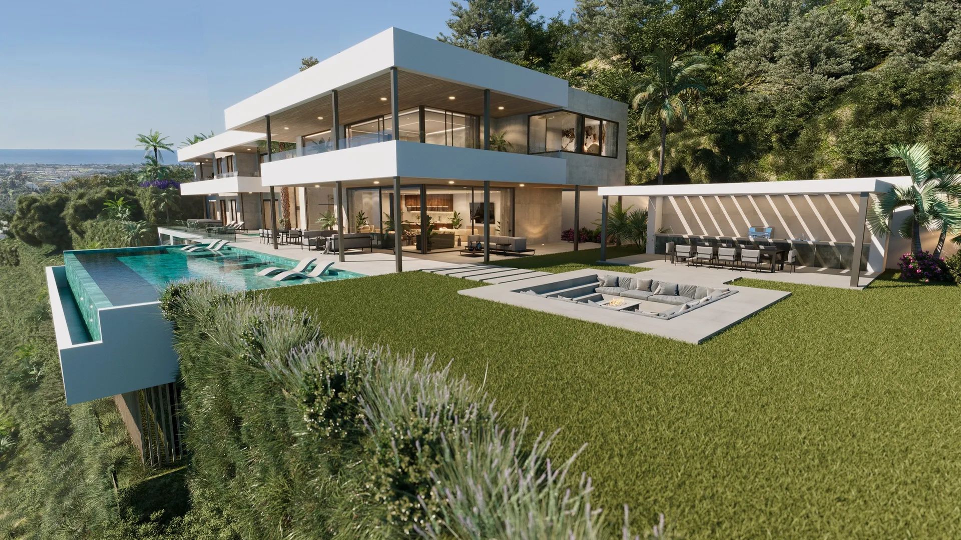 Wonen in pure elegantie: exclusieve designvilla in El Madroñal, Benahavís foto 18