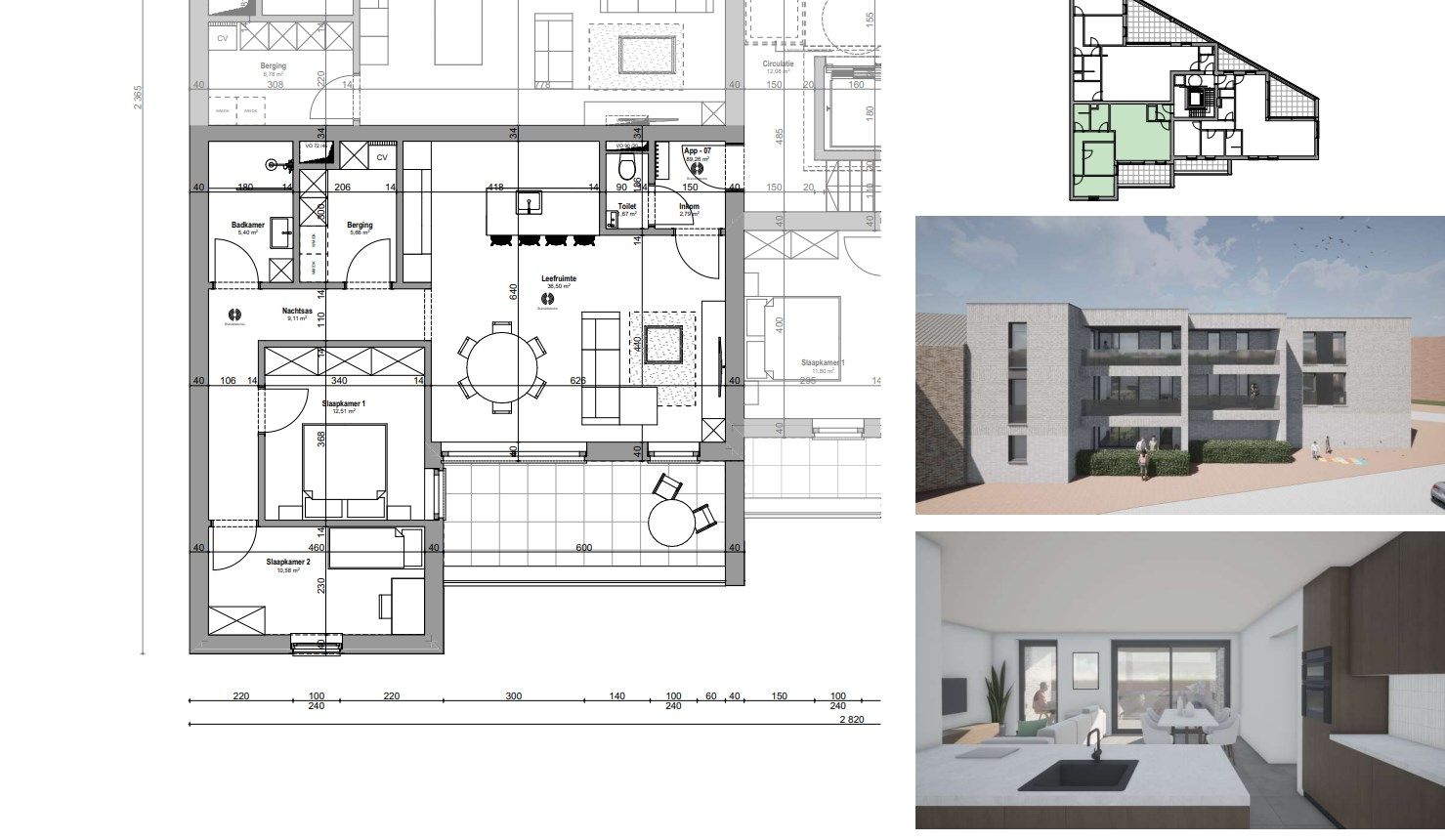 Luxueus en energiezuinig nieuwbouw appartement gelegen op de tweede verdieping met zicht op de Grote Kerkstraat in Kinrooi foto 7