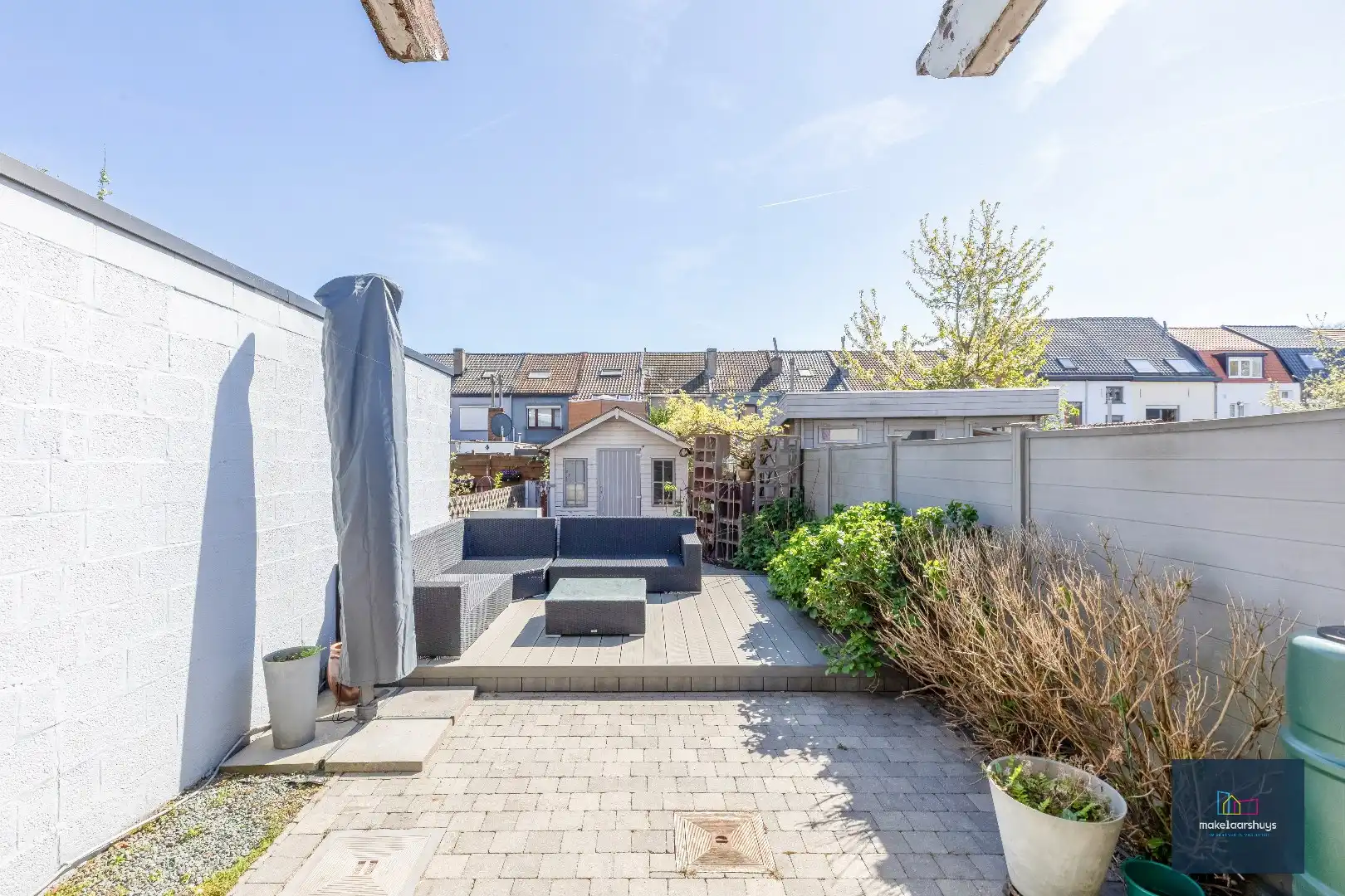Goed onderhouden en ruime woning in rij met tuin/terras te Wondelgem foto 12
