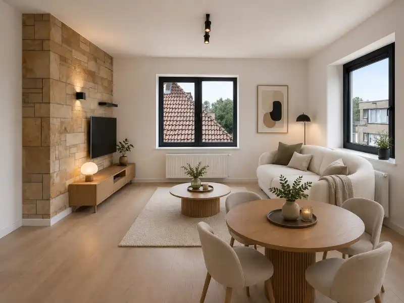 Instapklaar hoekappartement met zonneterrasje op topligging in Sint-Amandsberg foto 2