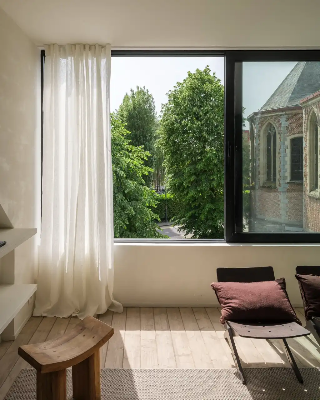 Bijzonder aangenaam duplexappartement met 2 slaapkamers en 2 badkamers op toplocatie nabij de Coupure foto 8