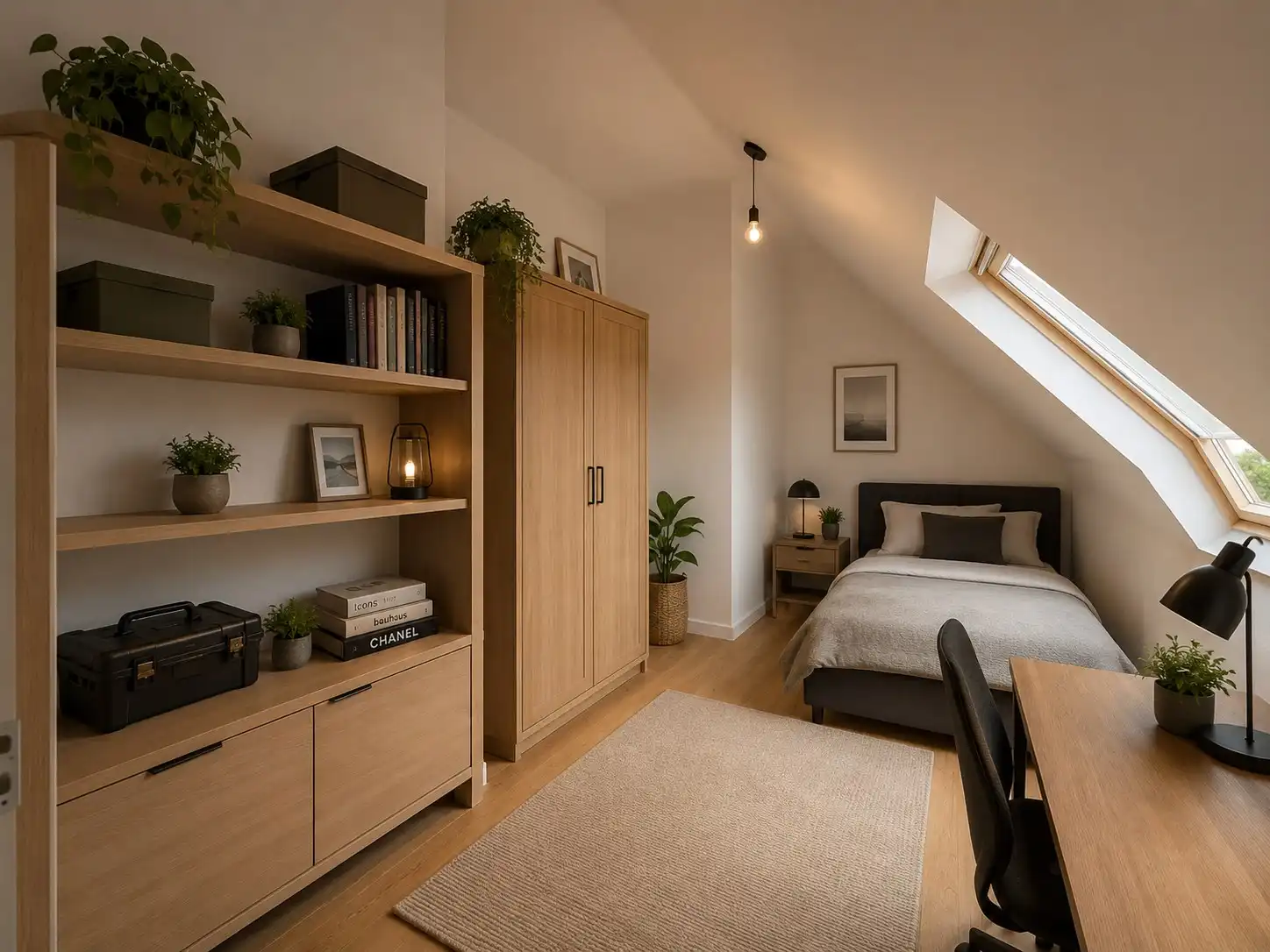 Duplex dakappartement met 1 slaapkamer, kelderberging en balkon foto 9