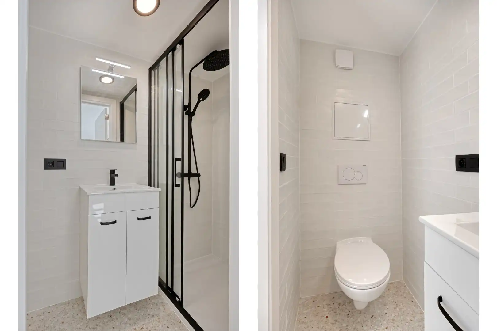 Volledig gerenoveerde studentenkamer in residentie met 29 studentenkamers met eigen sanitair en terras in hartje Leuven - EPC label A! foto 8