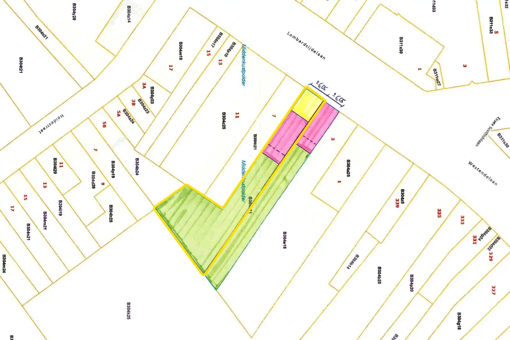 Perceel bouwgrond op ca 600 m² langs verbindingsweg tussen Middelkerke & Nieuwpoort foto 3